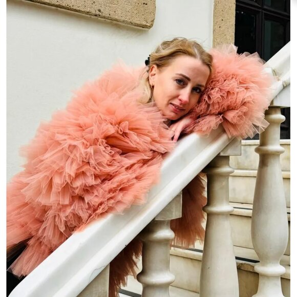 Tulle cropped jacket - Picture 2 of 7